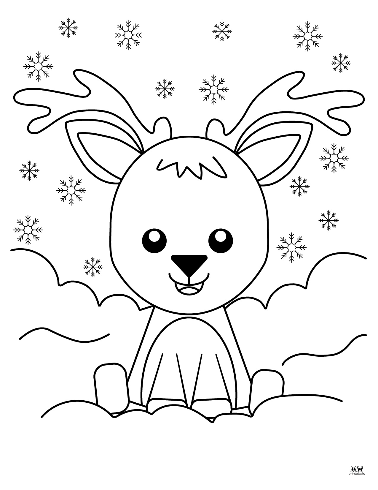 10 Enchanting Reindeer Christmas Coloring Pages for Kids to Bring the Holiday Spirit to Life