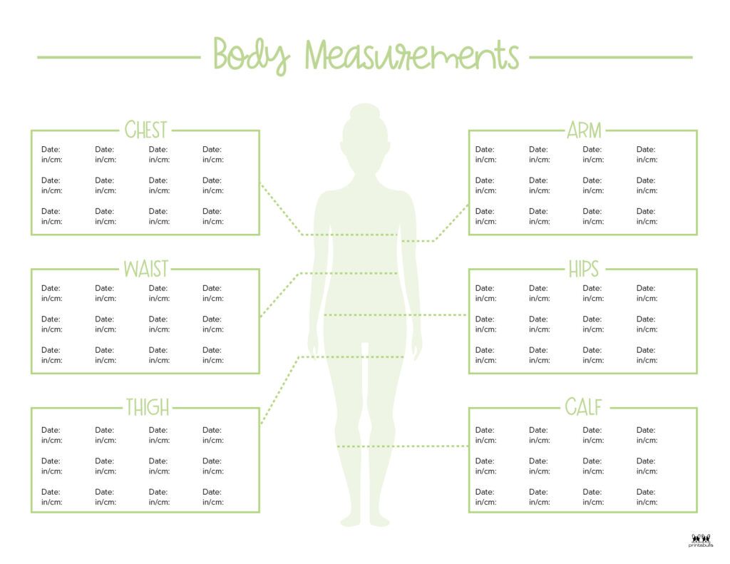 Measurement Chart  Measurement chart, Measurements, Body size