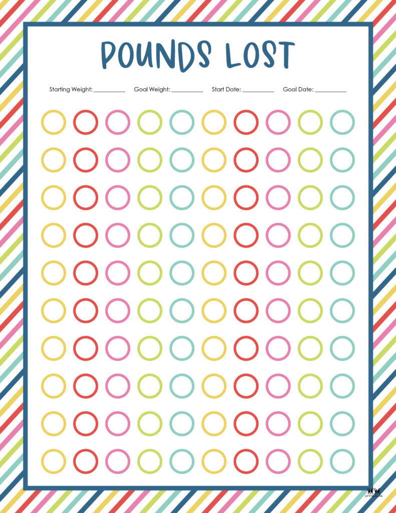Weight Loss Tracker Printable Graphic by StoreArtPrints · Creative Fabrica
