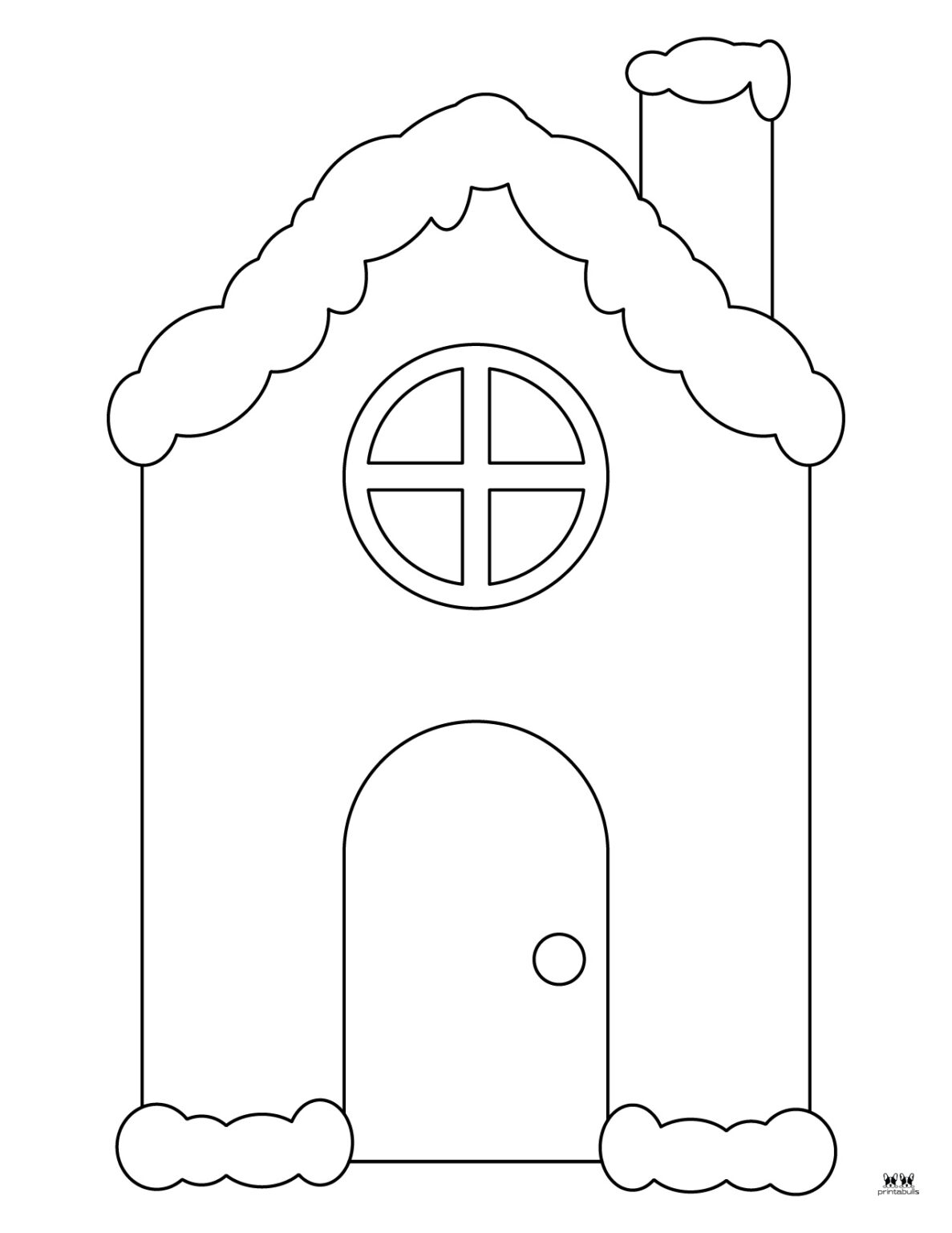 Gingerbread House Coloring Pages - 25 FREE Pages | Printabulls