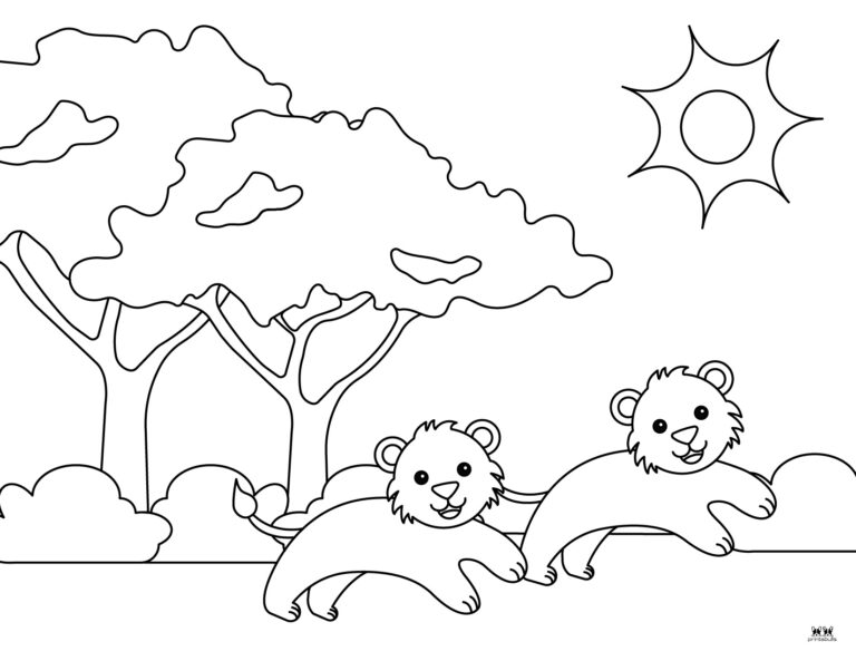 Lion Coloring Pages - 15 FREE Coloring Pages | Printabulls