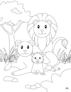 Lion Coloring Pages - 15 FREE Coloring Pages | Printabulls