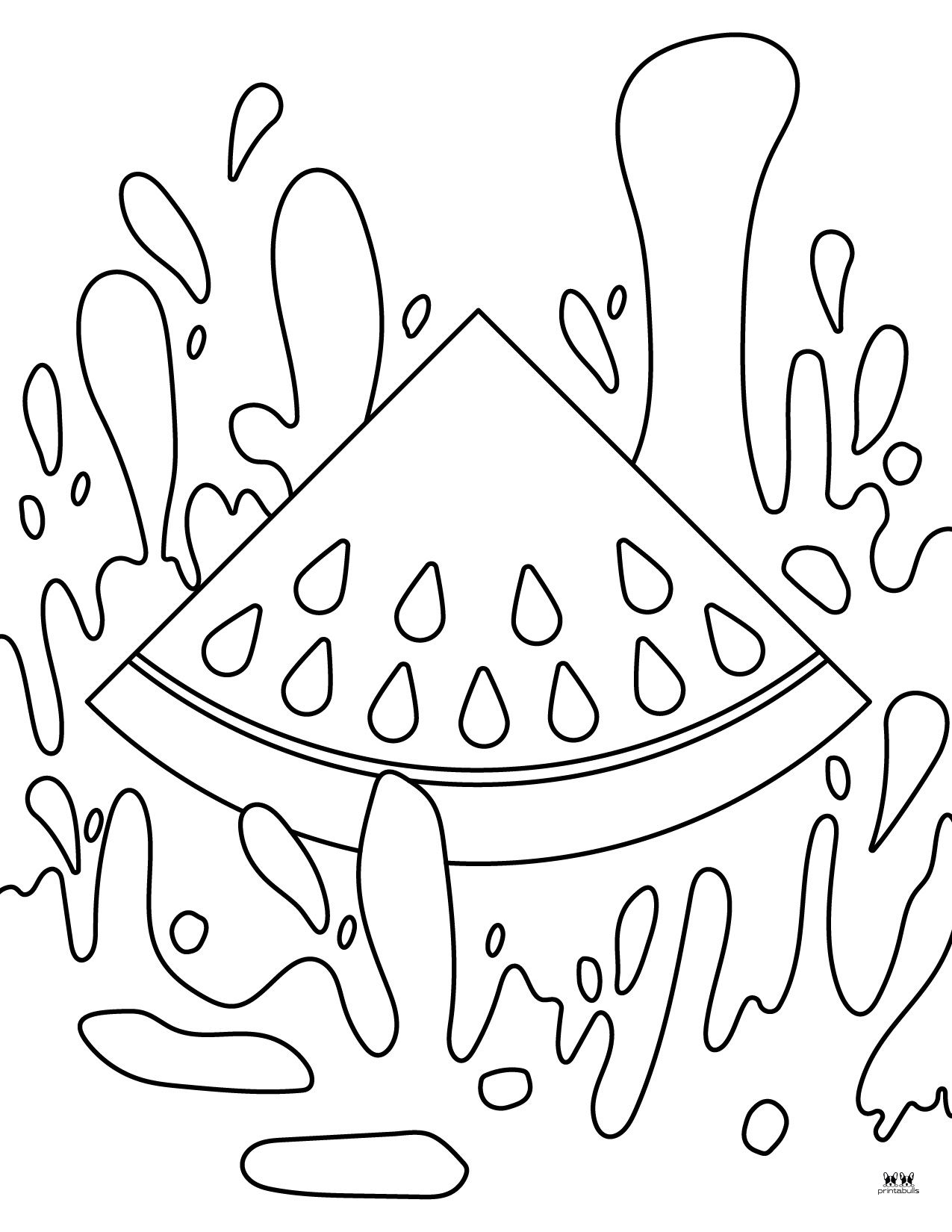 Watermelon Coloring Pages 27 FREE Printables Printabulls