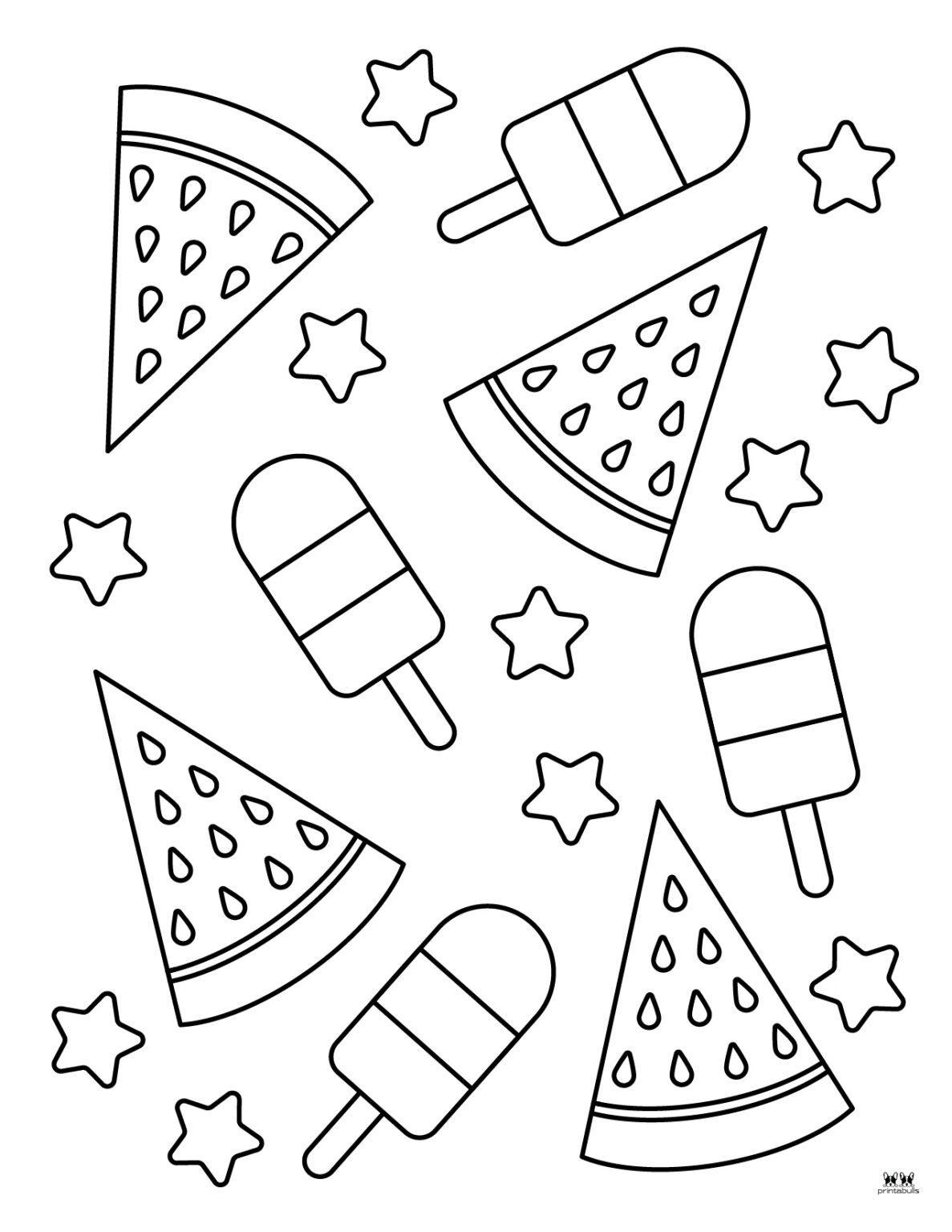 Watermelon Coloring Pages - 27 FREE Printables | Printabulls