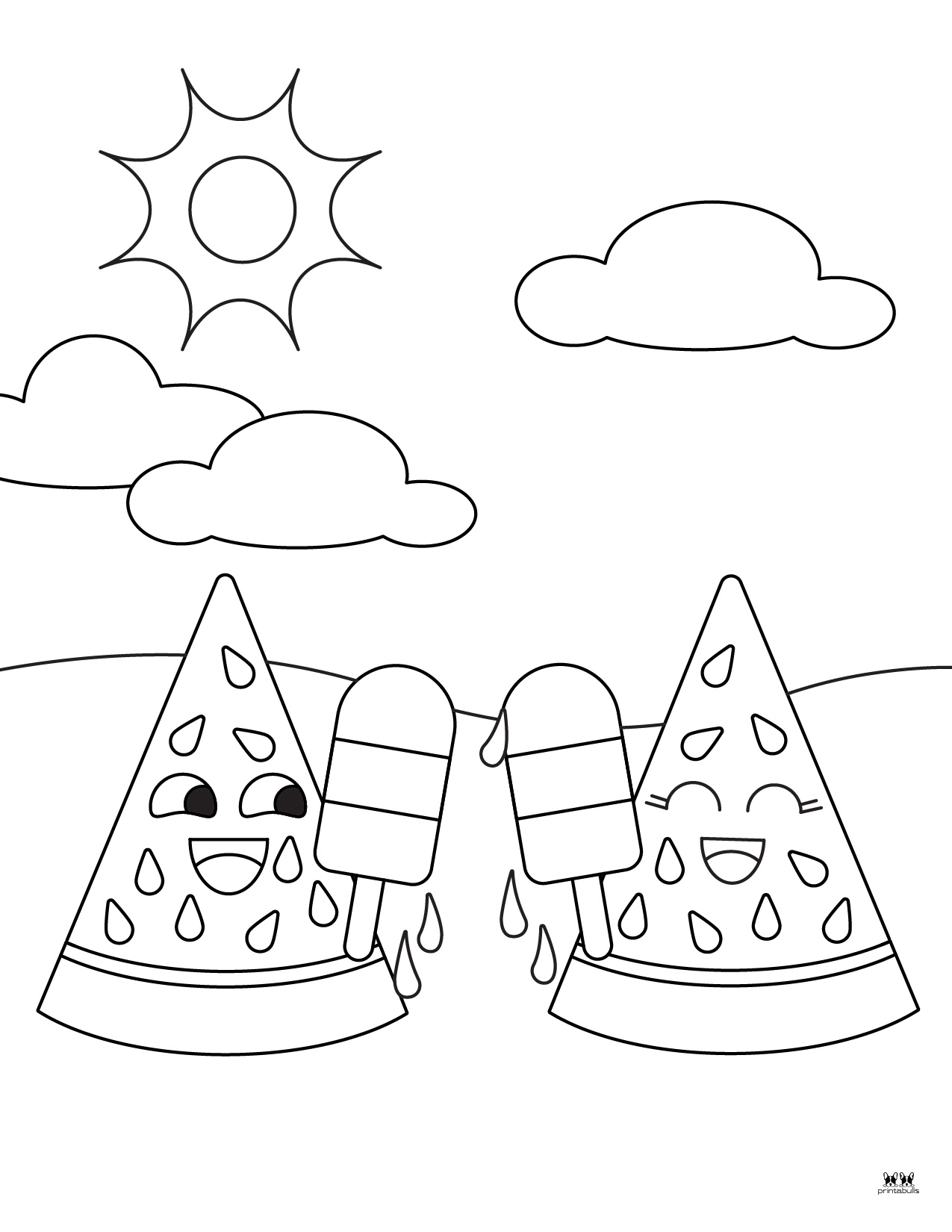 Watermelon Coloring Pages 27 FREE Printables Printabulls