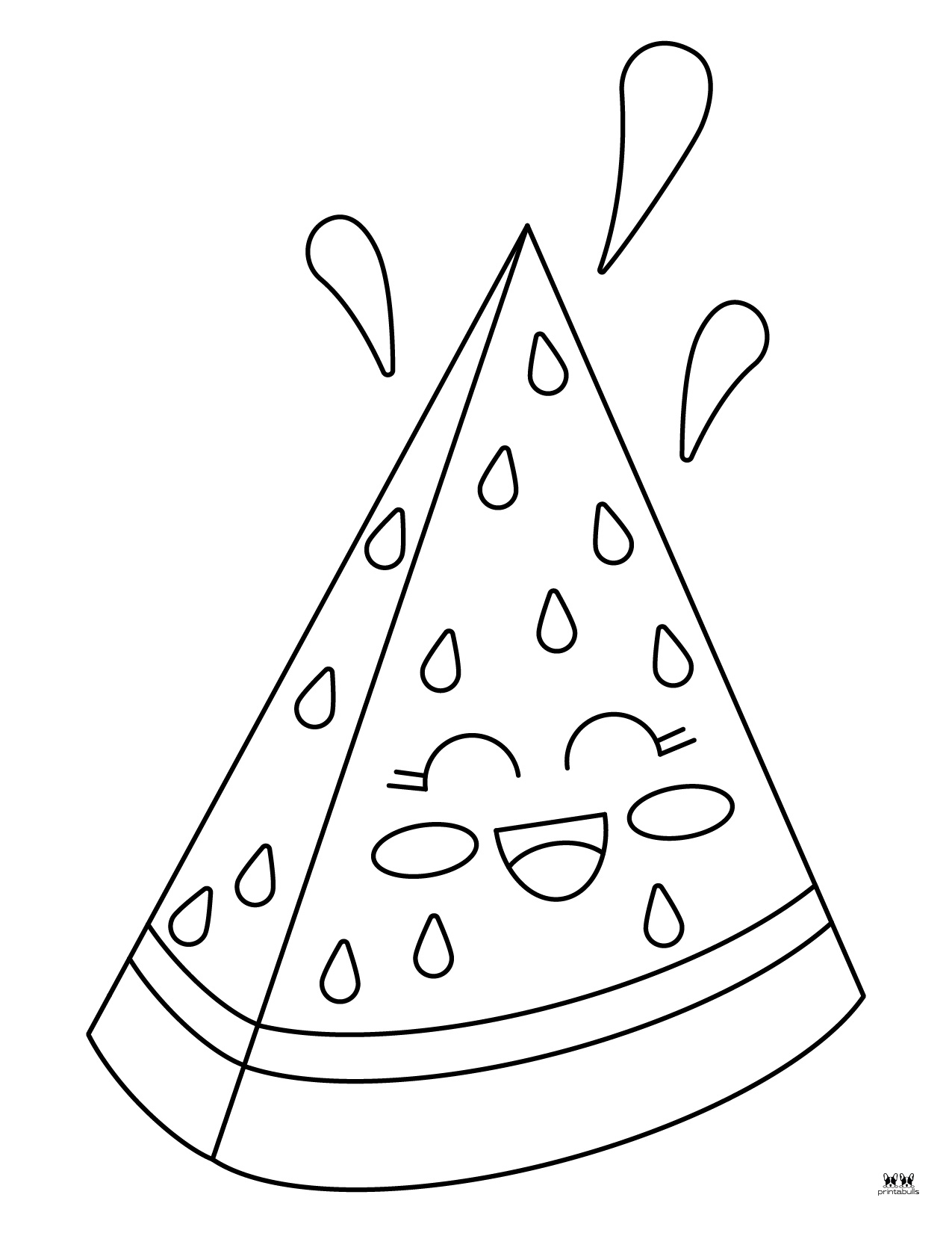 Watermelon Coloring Pages 27 FREE Printables Printabulls