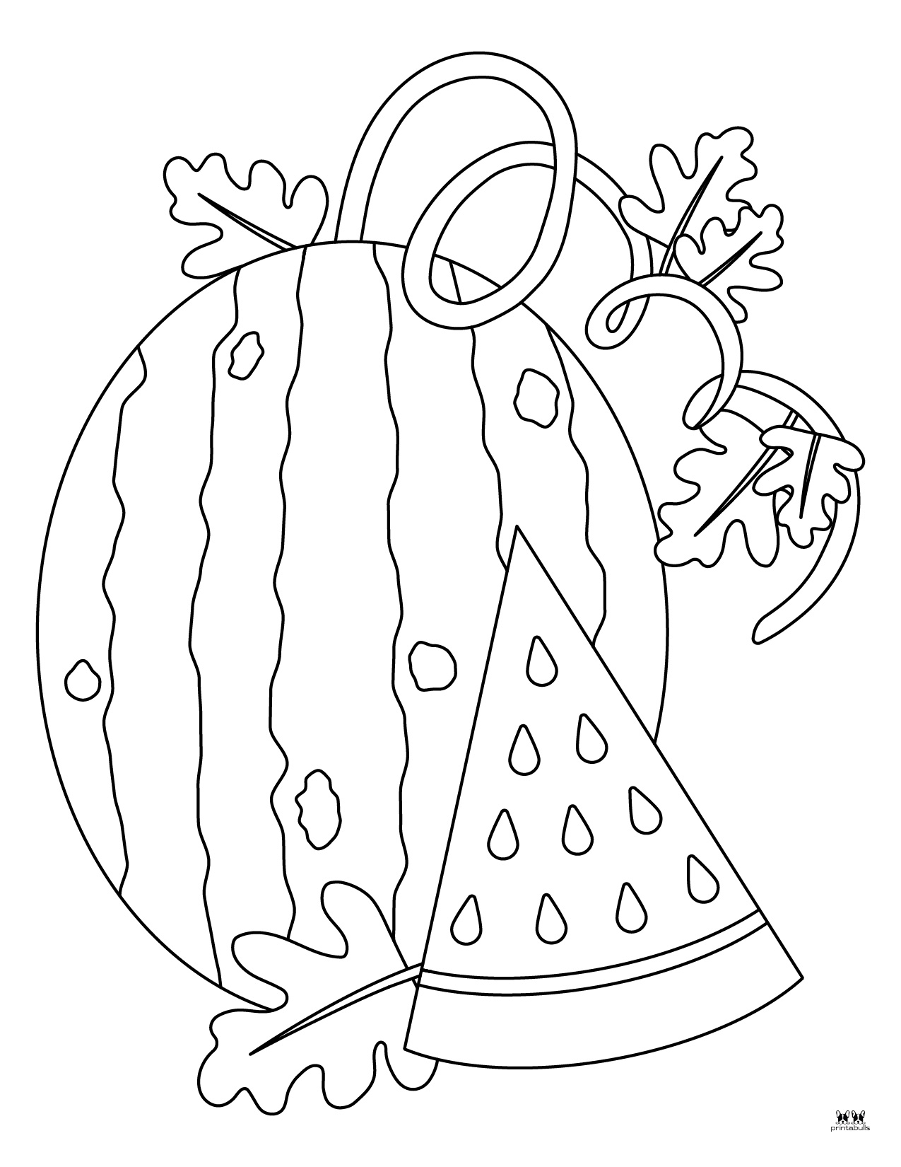 Watermelon Coloring Pages 27 FREE Printables Printabulls