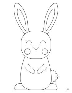 Bunny Coloring Pages - 28 FREE Pages | Printabulls