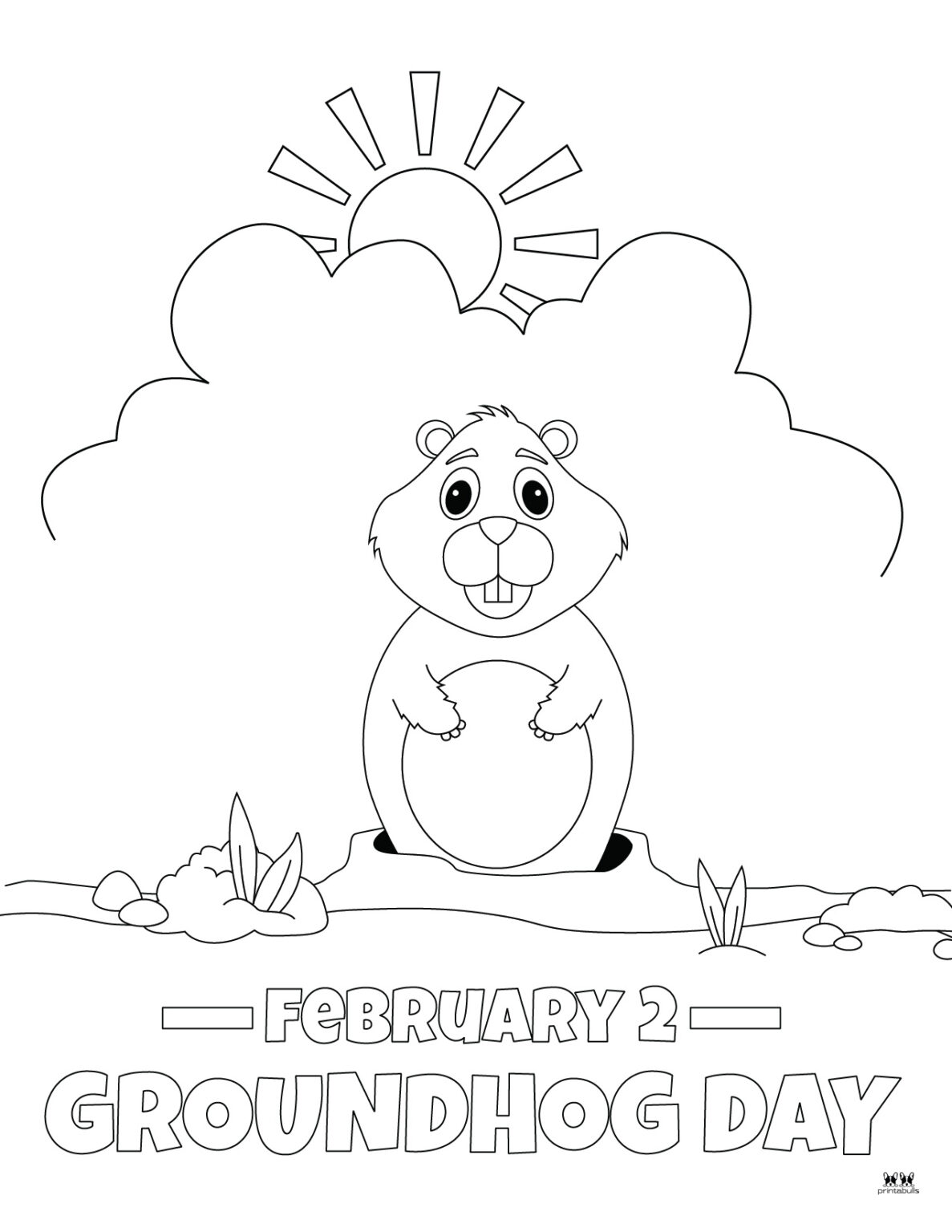 February Coloring Pages - 25 FREE Pages | Printabulls