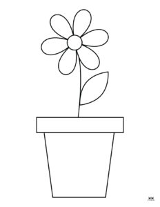 Flower Coloring Pages - 50 FREE Printable Pages | Printabulls