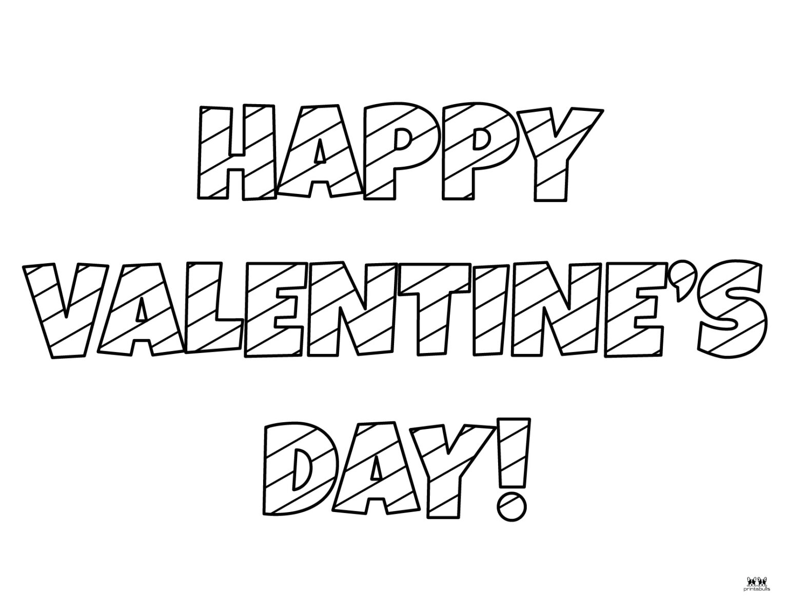 Happy Valentine's Day Coloring Pages - 15 Pages | Printabulls