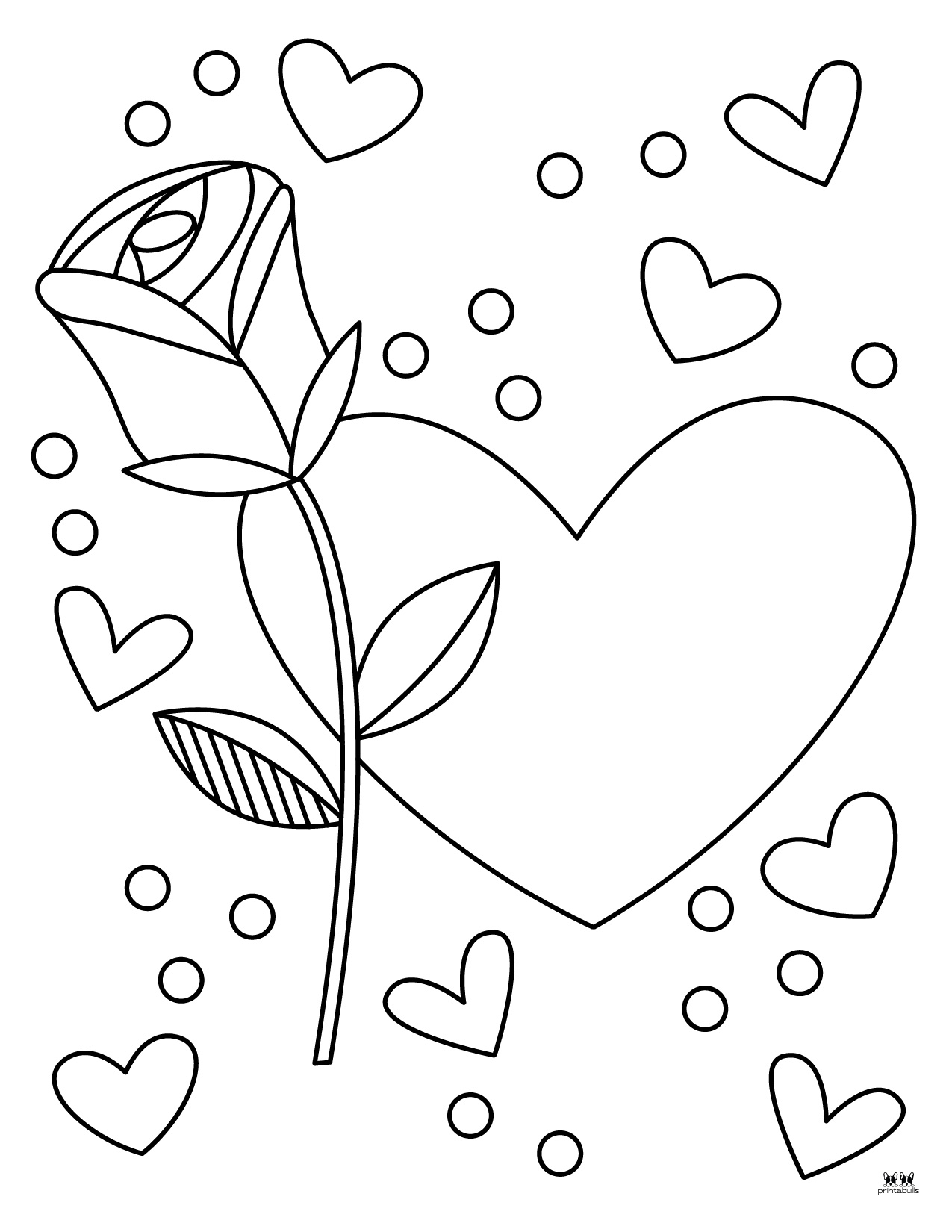 Heart Coloring Pages - 25 FREE Pages | Printabulls