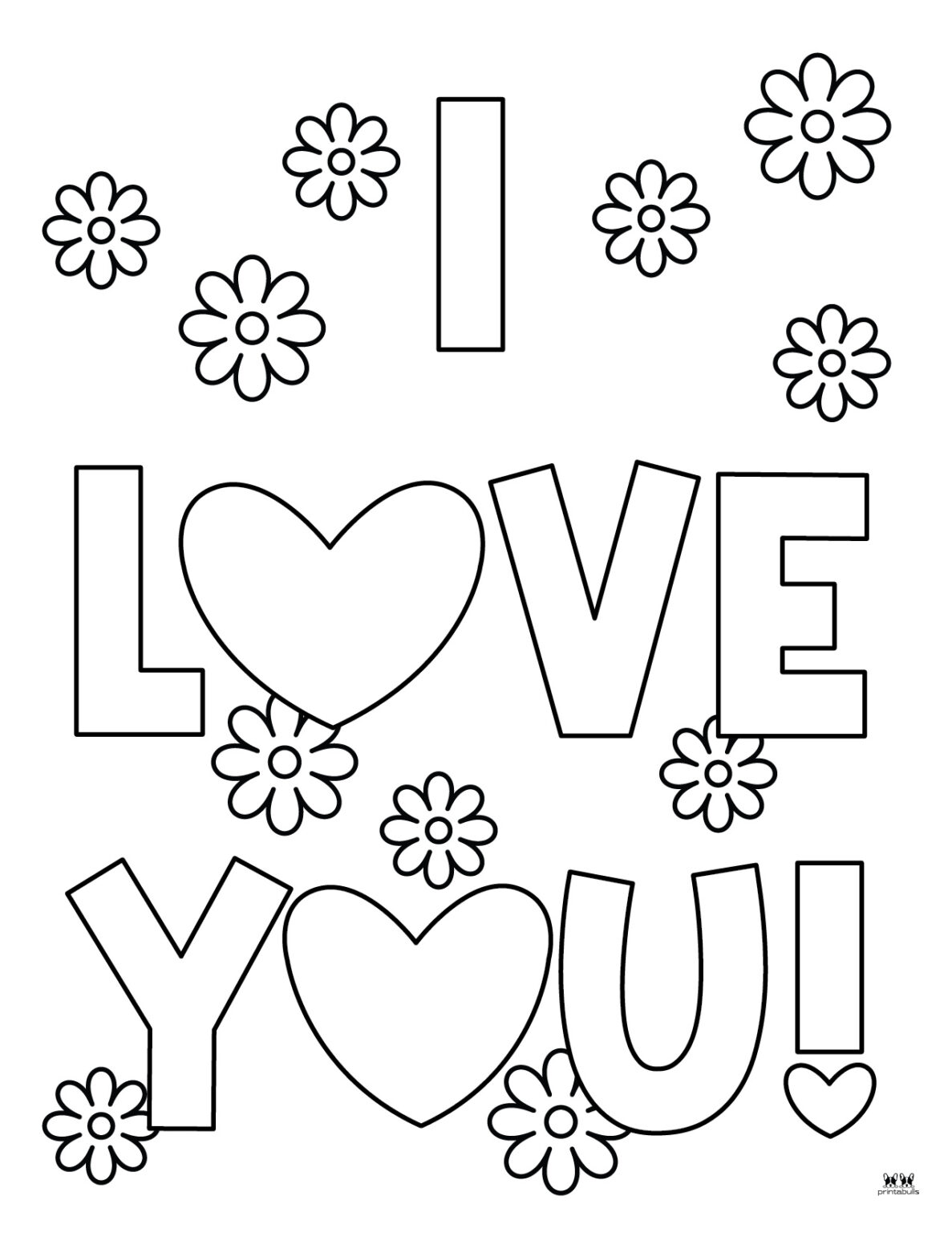 Heart Coloring Pages - 25 FREE Pages | Printabulls