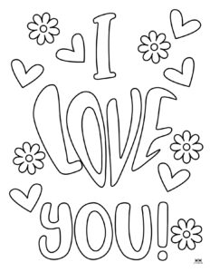 Heart Coloring Pages - 25 FREE Pages | Printabulls