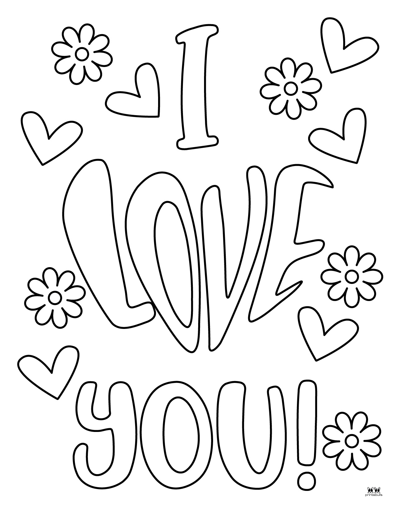 Heart Coloring Pages - 25 FREE Pages | Printabulls