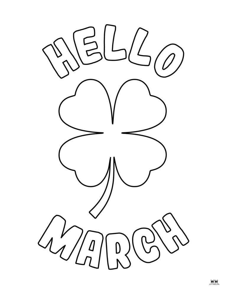 March Coloring Pages - 25 Free Printable Pages 