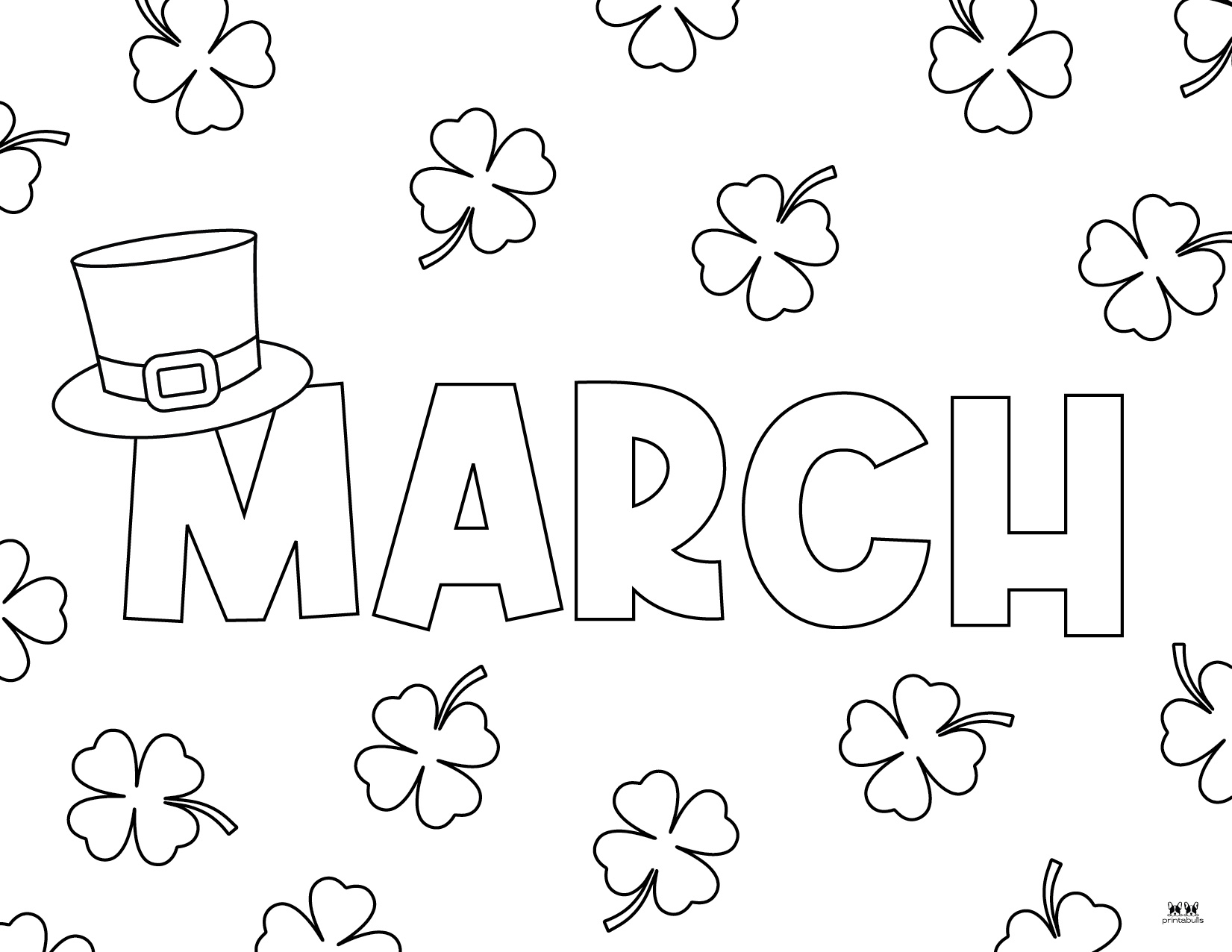 March Coloring Pages - 25 FREE Printable Pages | Printabulls