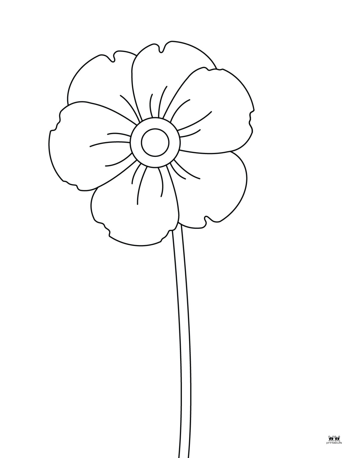 Flower Coloring Pages - 50 Free Printable Pages 