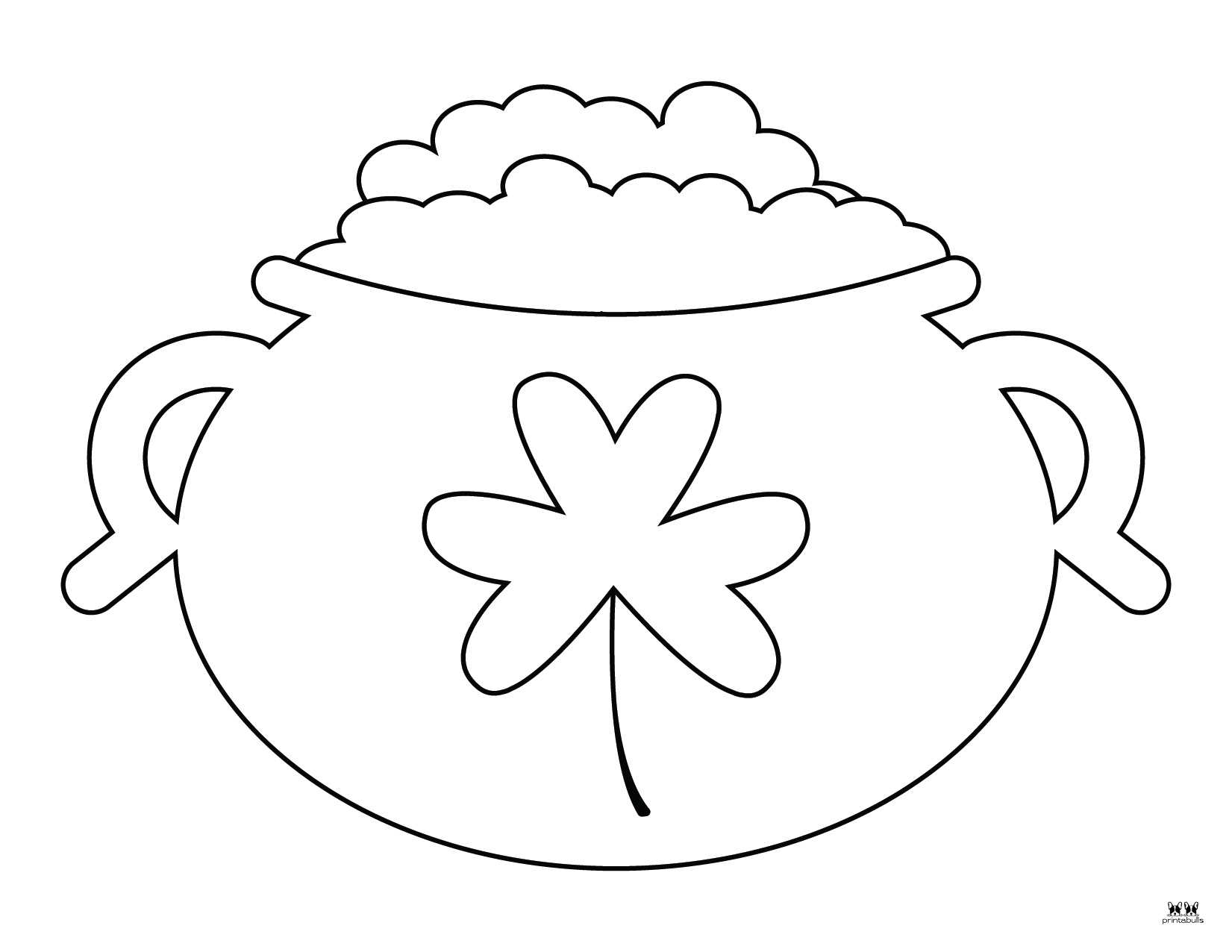 Pot of Gold Templates & Coloring Pages 33 Pages Printabulls
