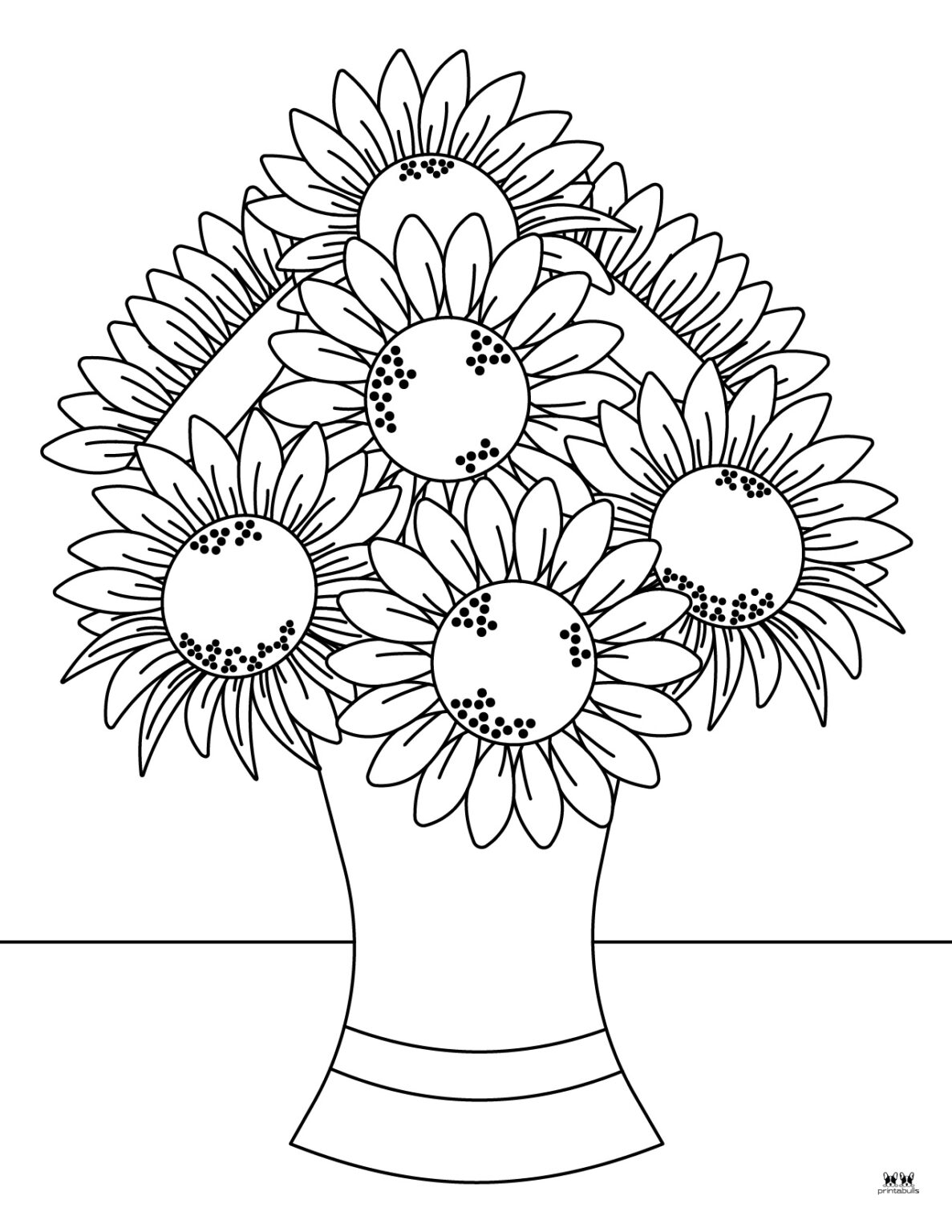 Flower Coloring Pages - 50 Free Printable Pages 