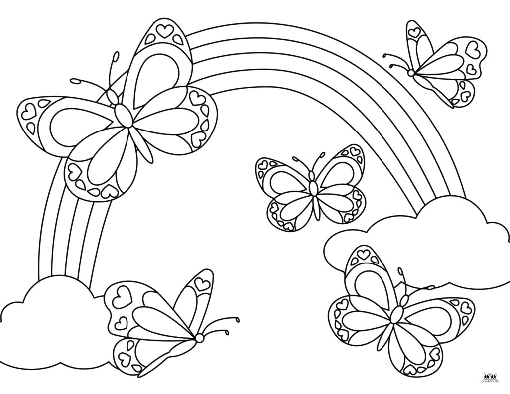 Printable Butterfly Coloring Page For Kids 3 SupplyMe 48 OFF