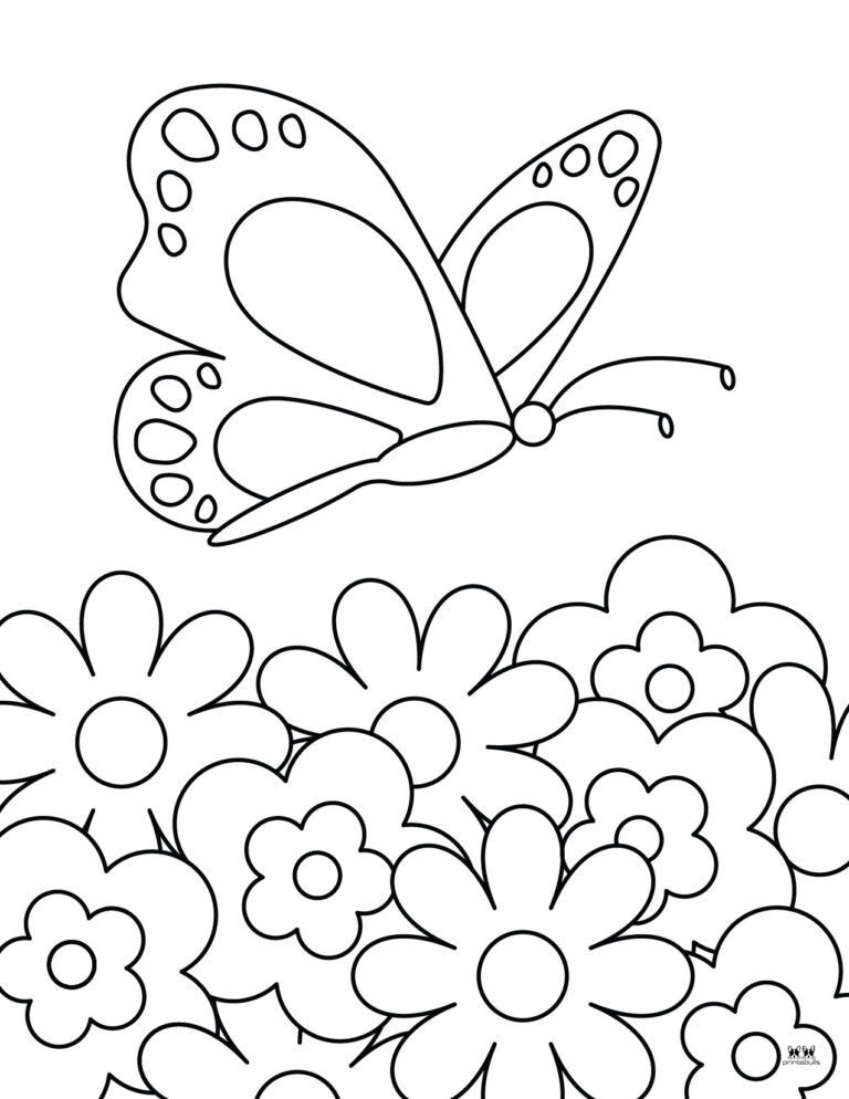 Butterfly Coloring Pages - 50 Free Pages 