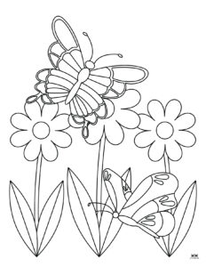 Butterfly Coloring Pages - 50 FREE Pages | Printabulls