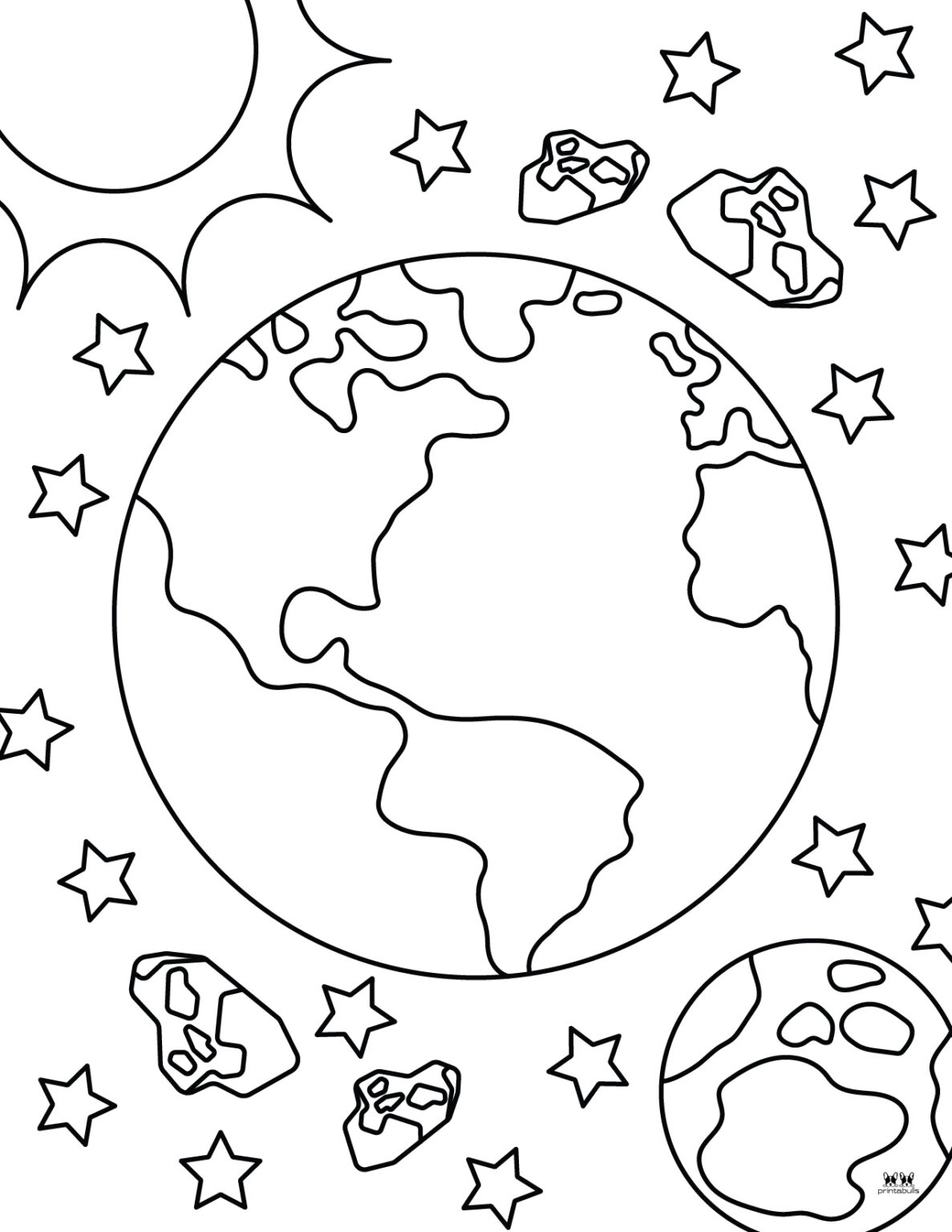 Earth Coloring Pages 25 FREE Pages Printabulls