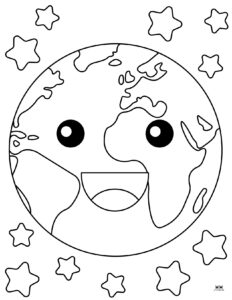 Earth Coloring Pages - 25 FREE Pages | Printabulls