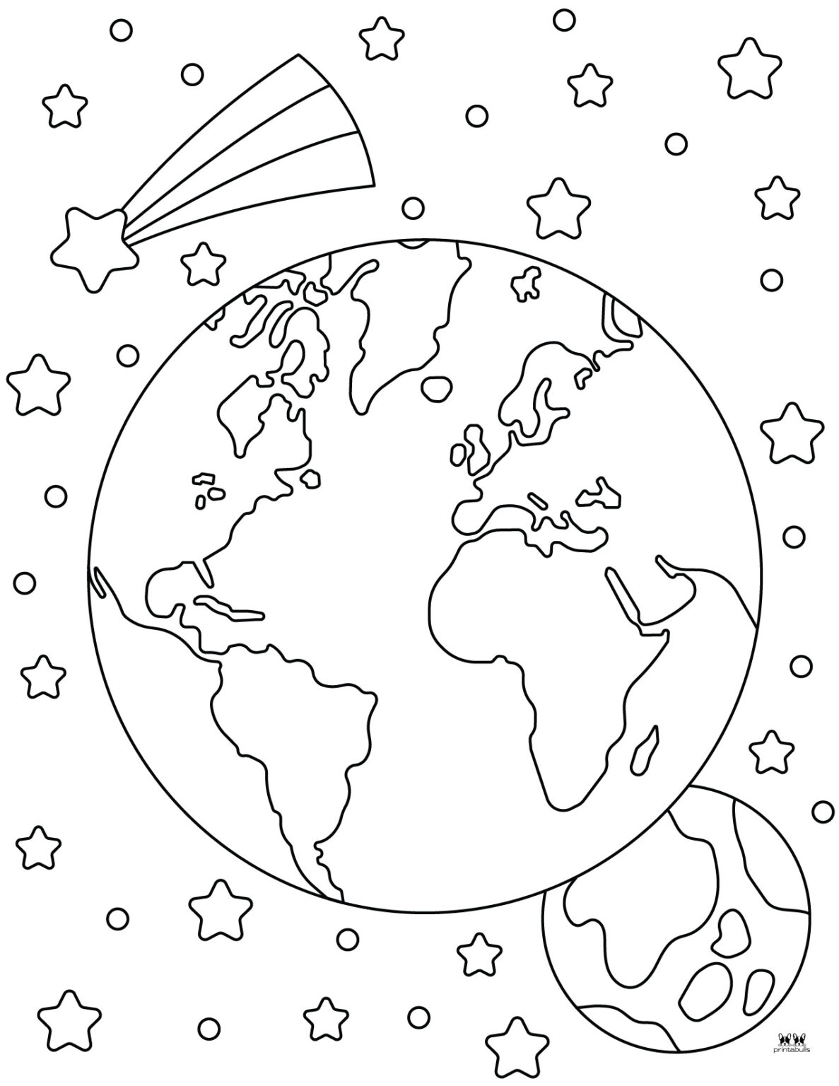 Earth Coloring Pages - 25 FREE Pages | Printabulls