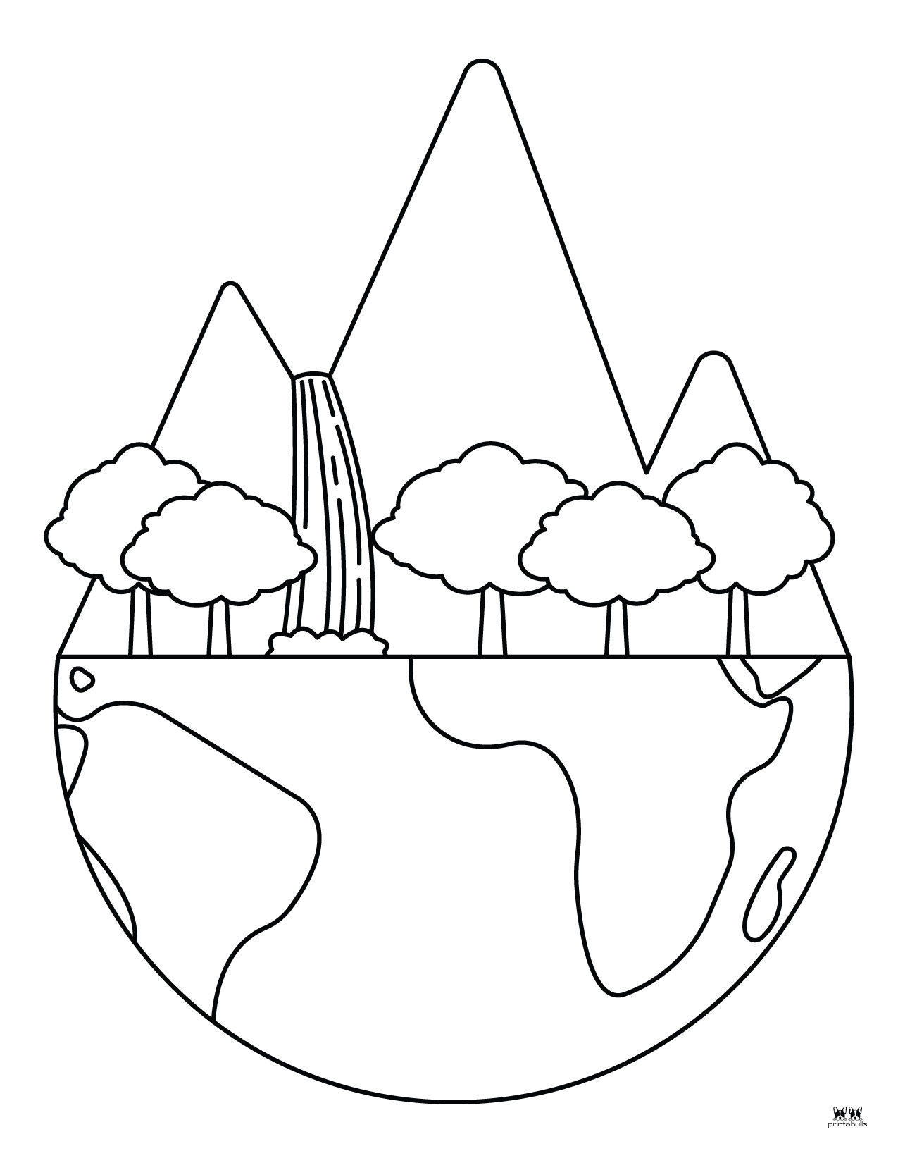 Earth Coloring Pages - 25 FREE Pages | Printabulls