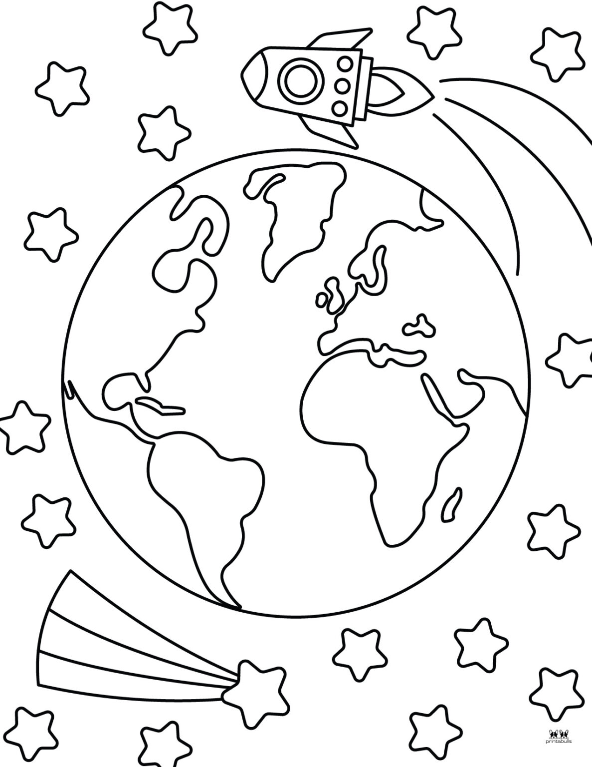 Earth Coloring Pages - 25 FREE Pages | Printabulls