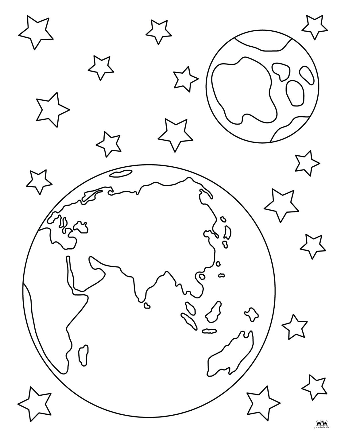 Earth Coloring Pages - 25 FREE Pages | Printabulls