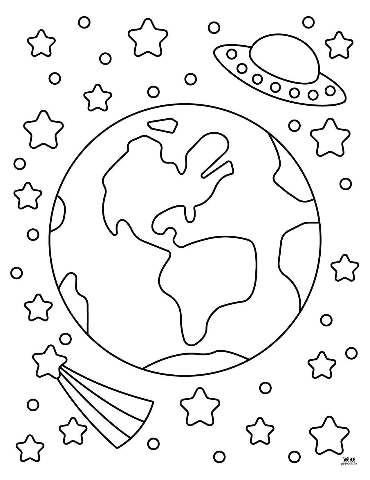 Earth Coloring Pages - 25 FREE Pages | Printabulls