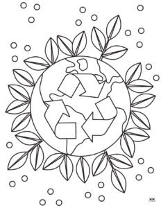 Earth Day Coloring Pages - 25 FREE Pages | Printabulls