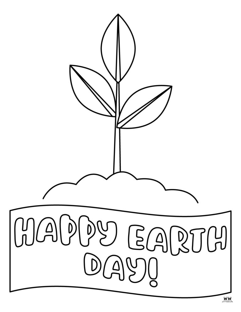 Earth Day Coloring Pages - 25 FREE Pages | Printabulls