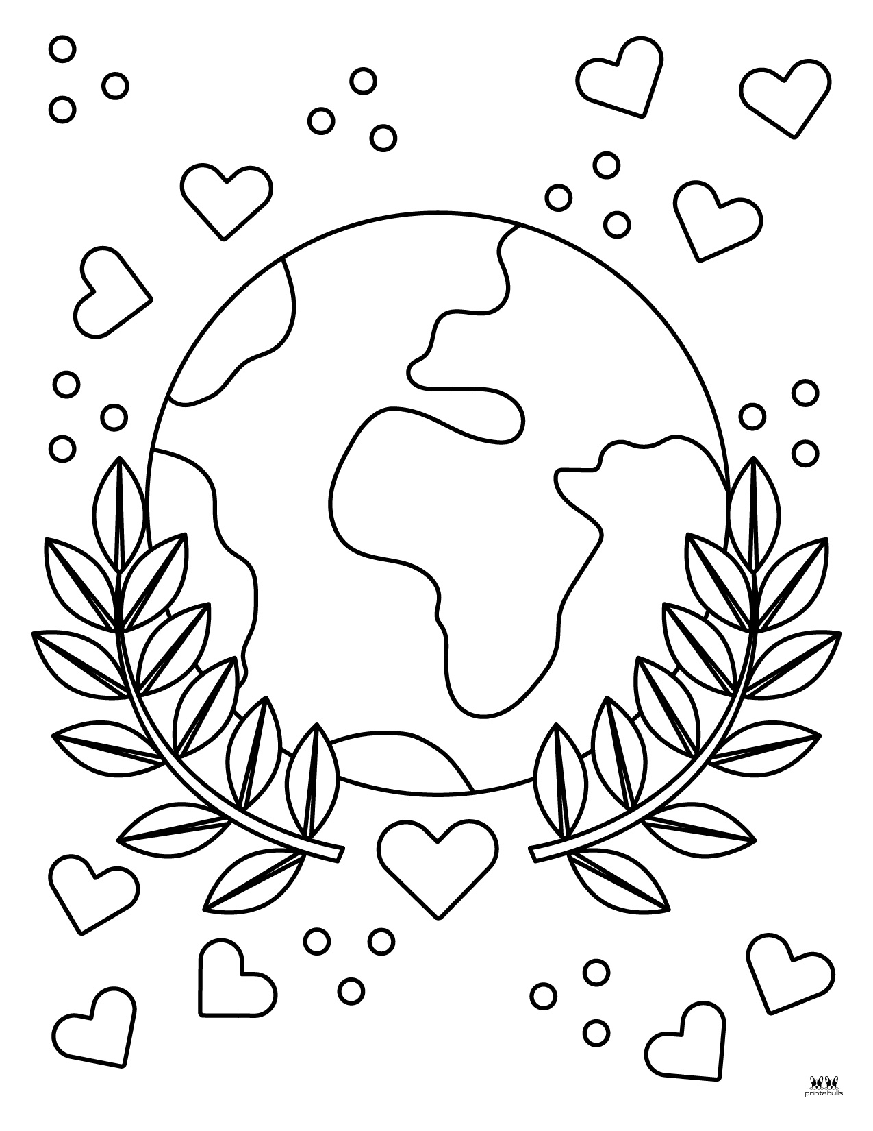 Earth Day Coloring Pages - 25 FREE Pages | Printabulls