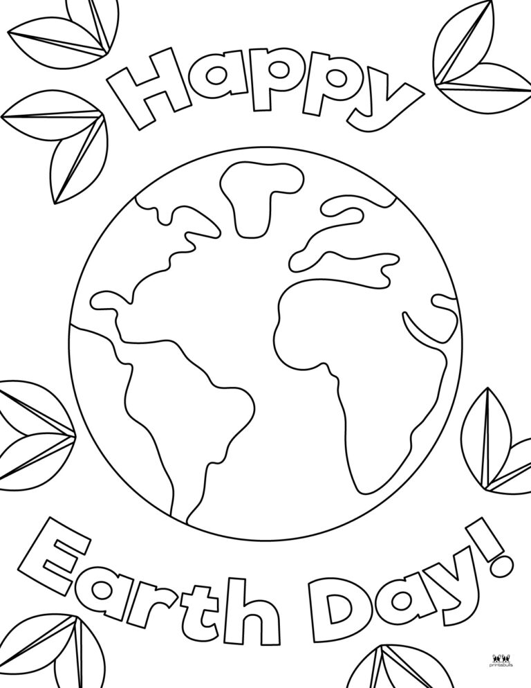 Earth Day Coloring Pages - 25 FREE Pages | Printabulls