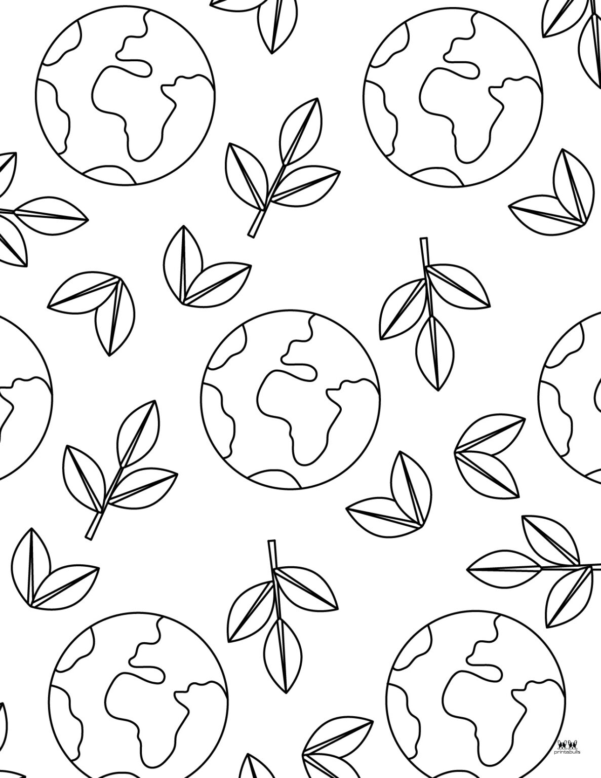 Earth Day Coloring Pages - 25 FREE Pages | Printabulls