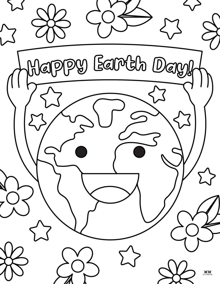 Earth Day Coloring Pages - 25 FREE Pages | Printabulls