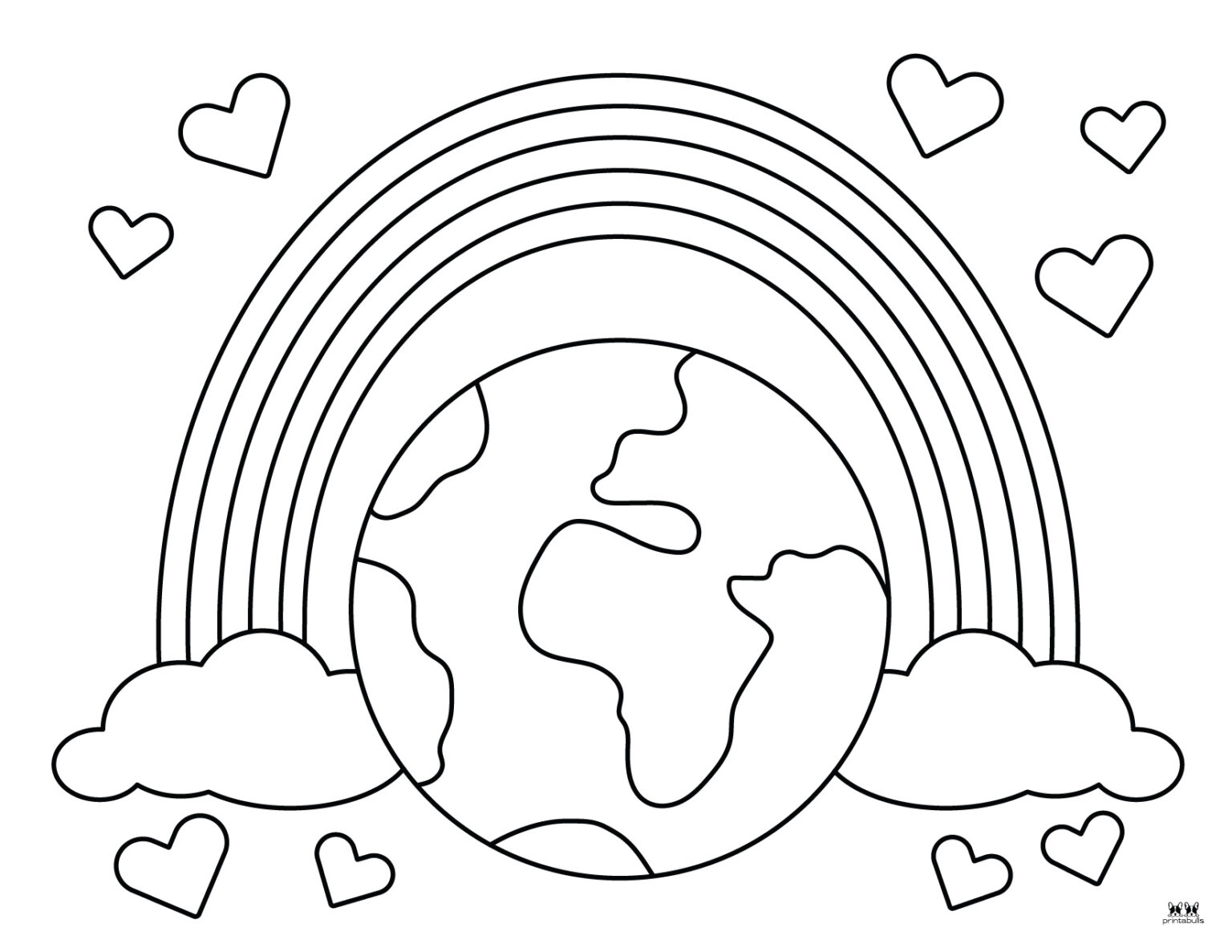 Earth Day Coloring Pages - 25 FREE Pages | Printabulls