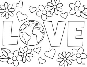 Earth Day Coloring Pages - 25 FREE Pages | Printabulls