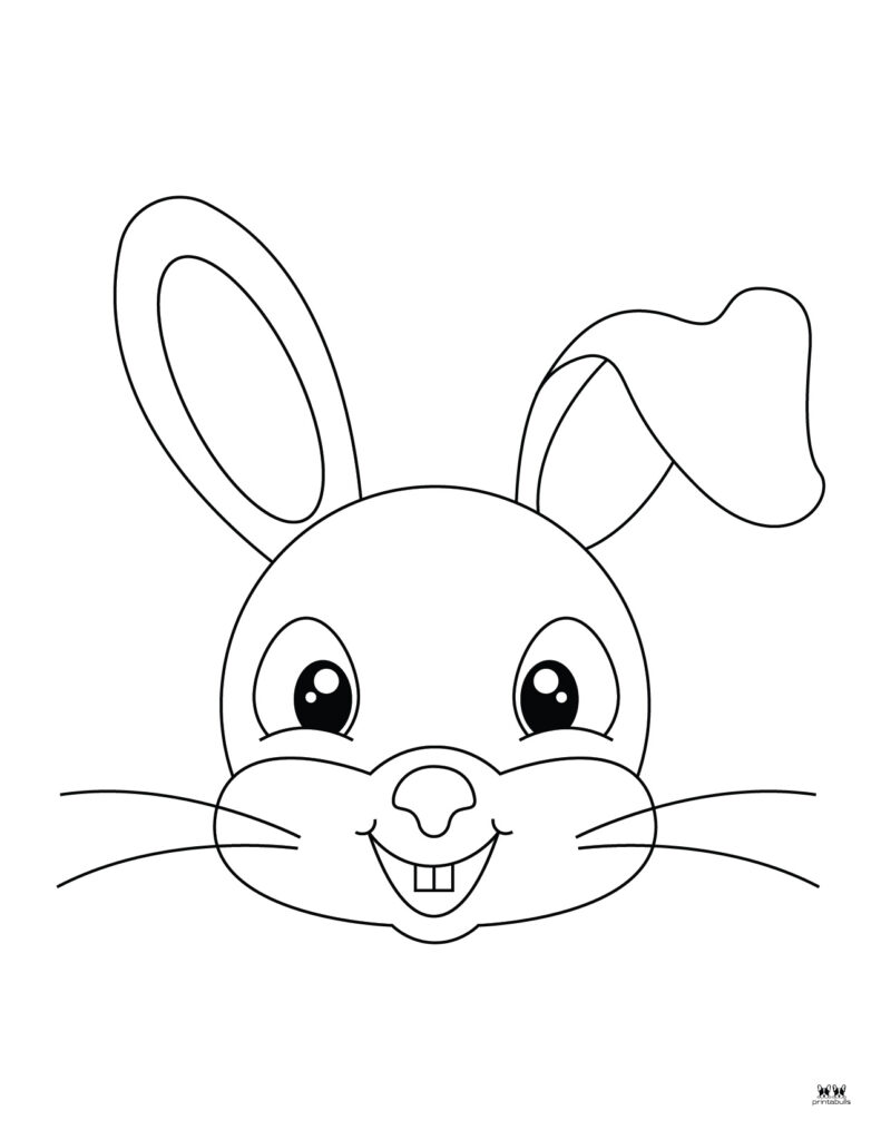 Easter Bunny Coloring Pages - 75 FREE Pages - PrintaBulk