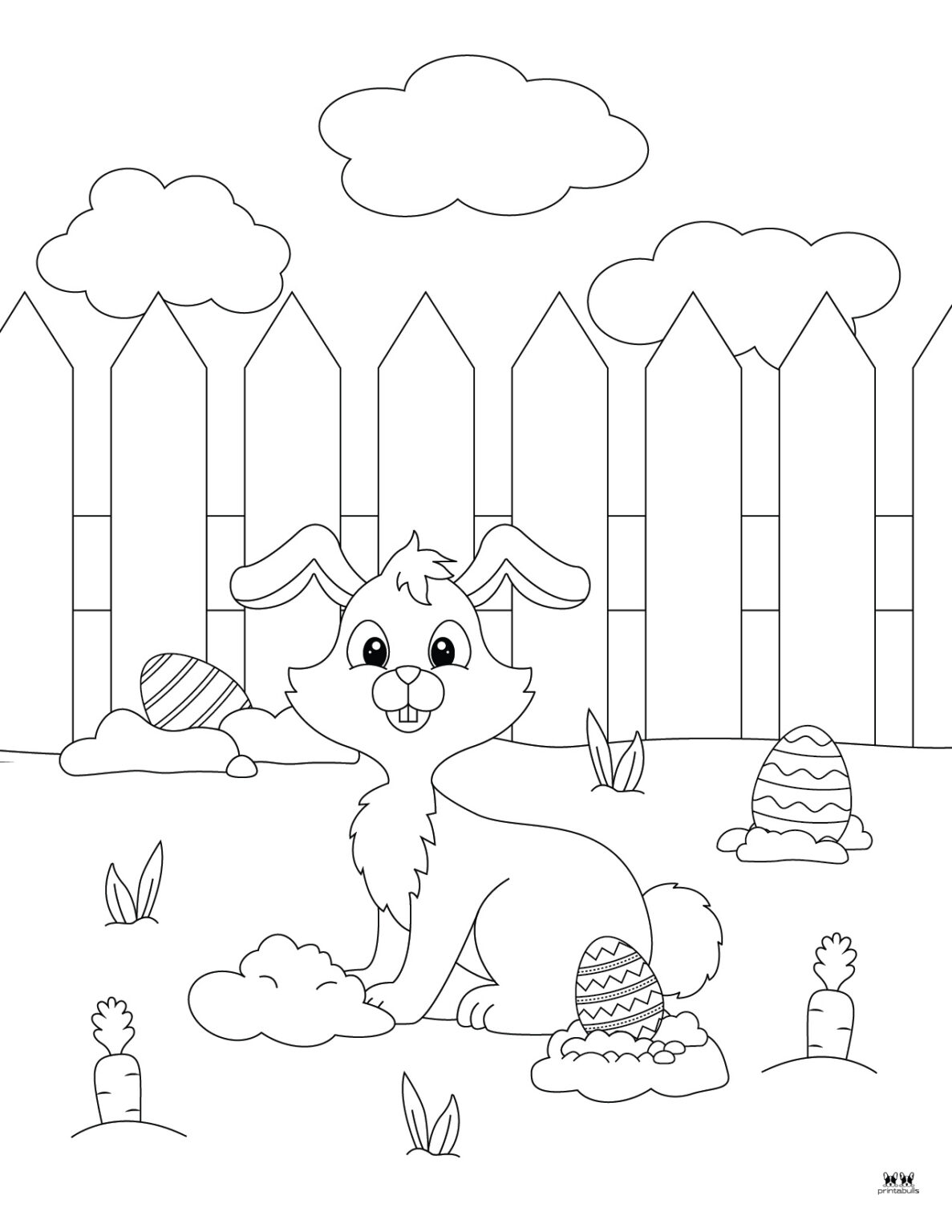 Easter Bunny Coloring Pages 75 Free Pages Printabulk