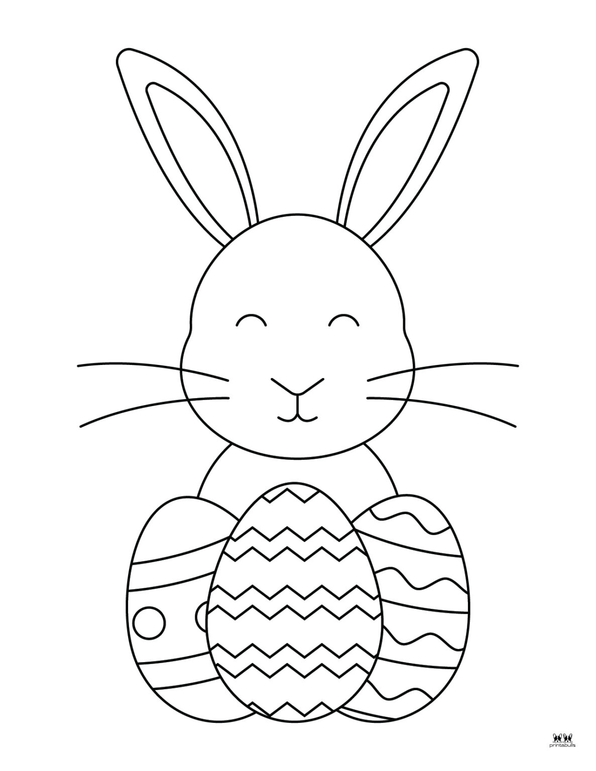 Easter Bunny Coloring Pages - 75 FREE Pages | Printabulls