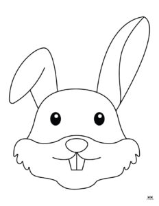 Easter Bunny Coloring Pages - 75 FREE Pages | Printabulls