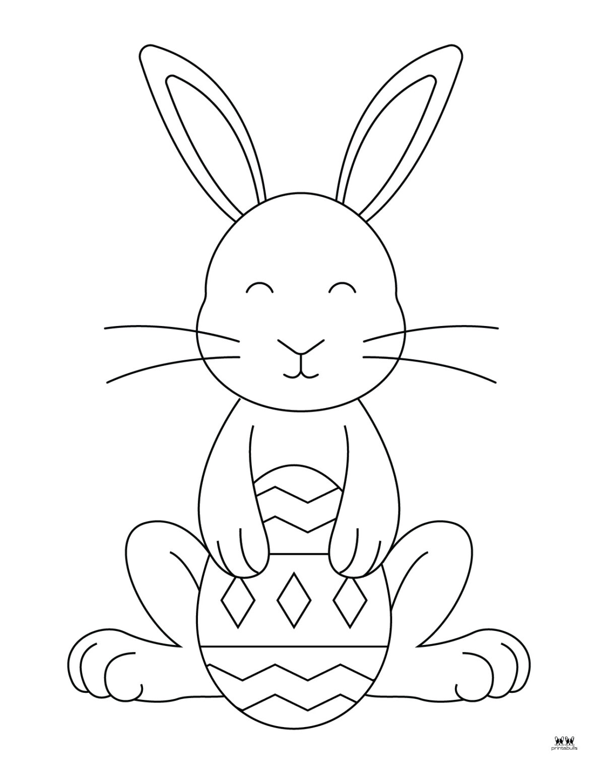 Easter Bunny Coloring Pages - 75 FREE Pages | Printabulls