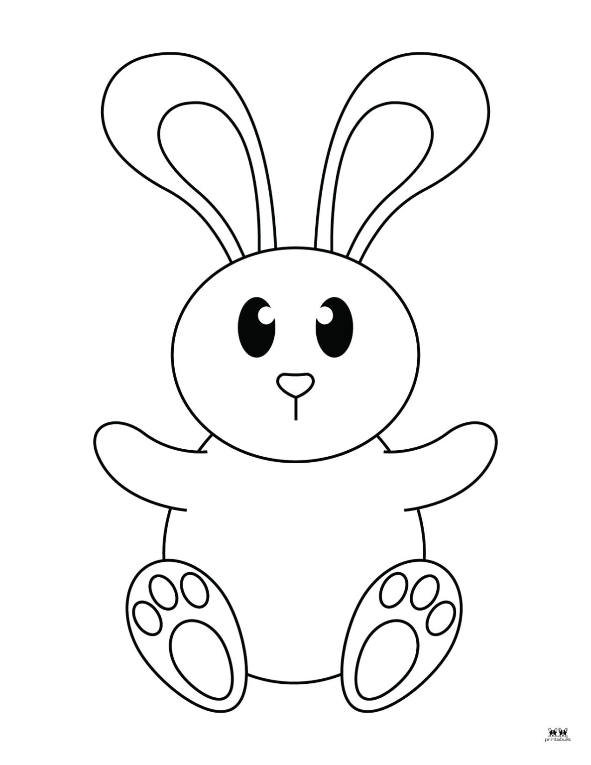 Easter Bunny Templates & Outlines 53 FREE Pages Printabulls