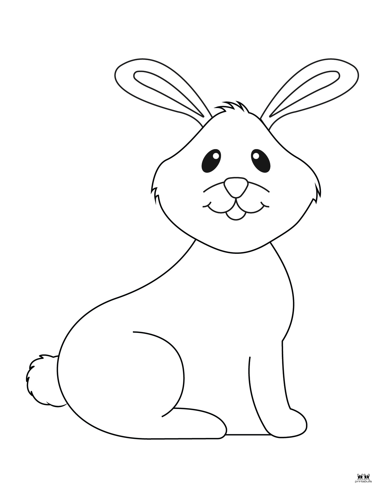 Easter Bunny Templates & Outlines - 53 FREE Pages | Printabulls