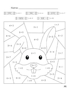 Easter Color By Number - 10 FREE Printable Pages | Printabulls